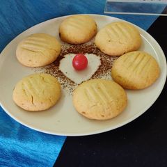 Coconut cookies A picture of Coconut cookies.