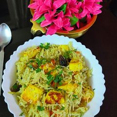 A picture of Paneer Pulao.