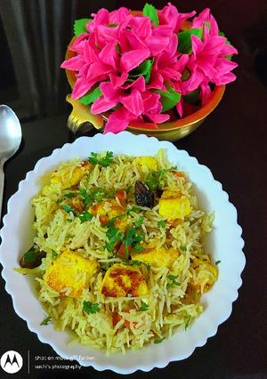 A picture of Paneer Pulao.