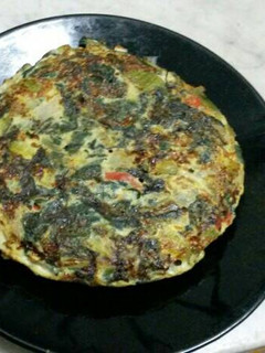 Una foto de Tortilla de verduras