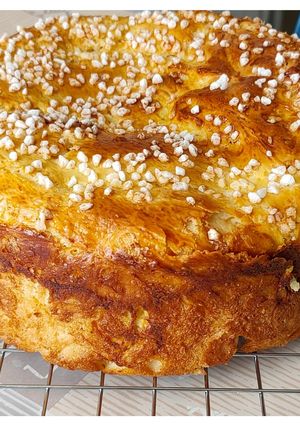 Une photo de Brioche au mascarpone et miel