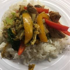 A picture of Five spice chicken.