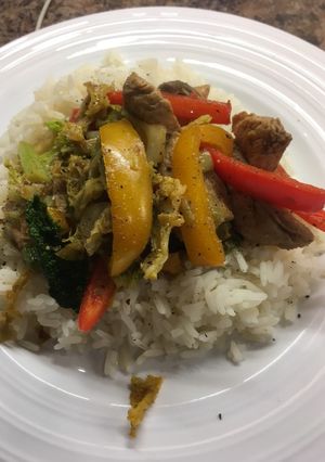 A picture of Five spice chicken.