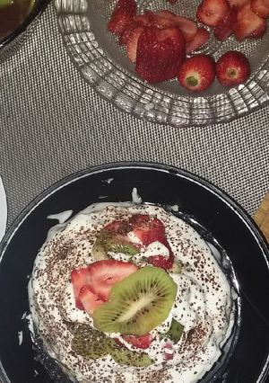 Una foto de Postre minitorta con frutas