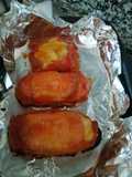 Potato wrap Bacon/Meat Slice (Kentang Bungkus Daging)