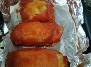 Foto resep Potato wrap Bacon/Meat Slice (Kentang Bungkus Daging)