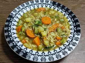 Foto de Sopa de legumes com arroz
