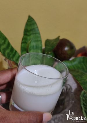 Une photo de Jus de cacao ou jus de mucilage