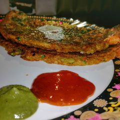 Moong dal chilla A picture of Moong dal chilla.