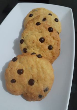 Foto resep Cookies vanilla di tabur coklat cip