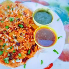 All time favourite healthy nutritious chana dal vegetable Chilla A picture of All time favourite healthy nutritious chana dal vegetable Chilla.