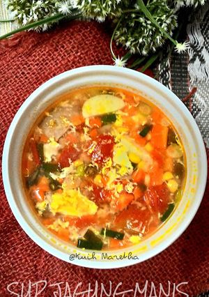 Foto resep Sup jagung manis