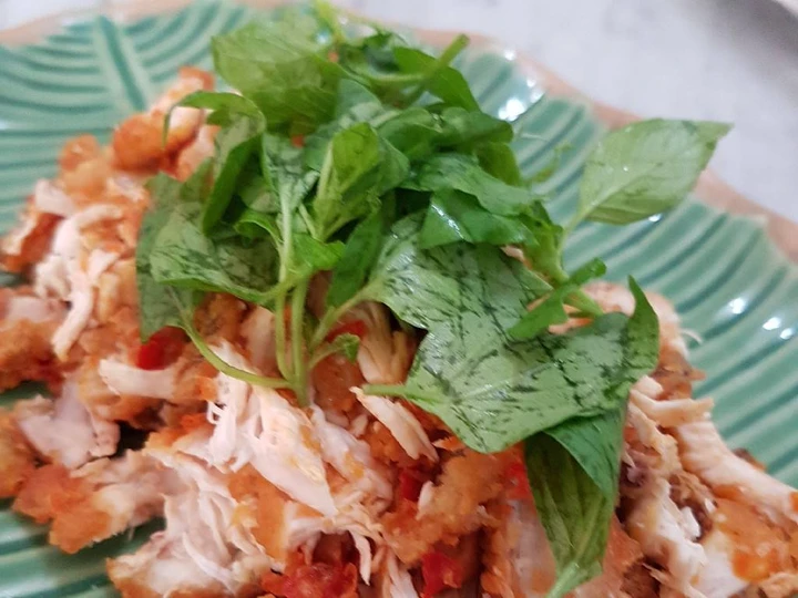 Easy Steps to Make Recipe Crushed Crispy Fried Chicken (Ayam goreng geprek) that is Delicious, Delicious}