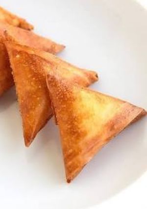 A picture of Three Cheese Samosa.