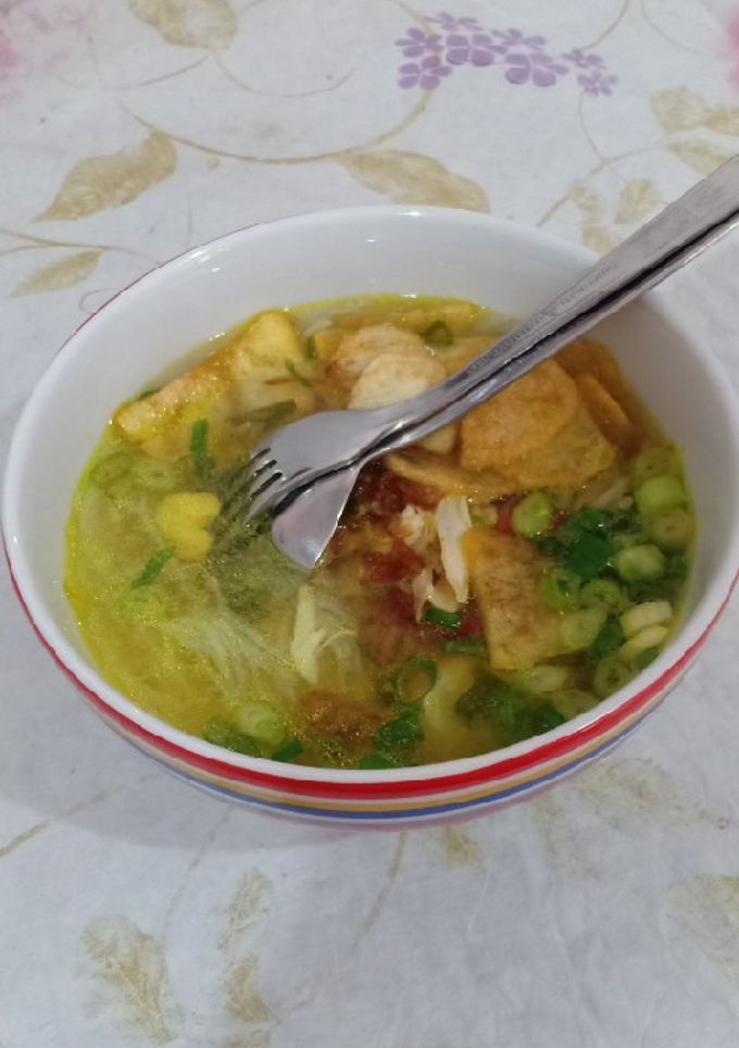 Foto resep Soto Ayam Kuah Kuning Bening