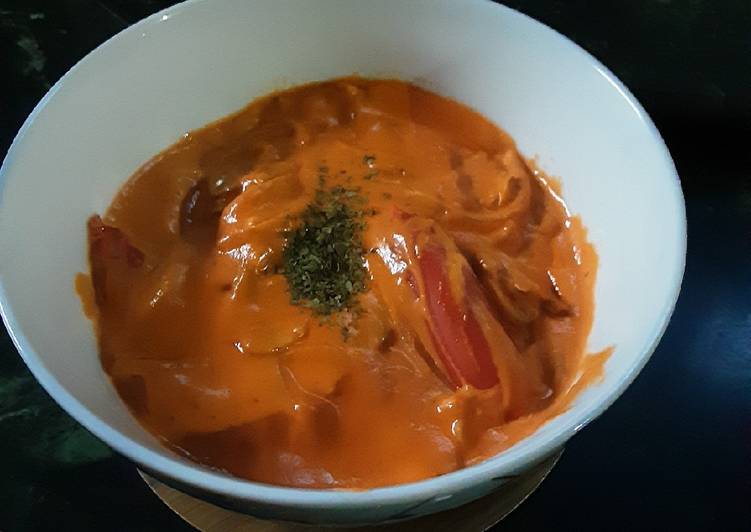 Steps to Prepare Homemade Tomato Sausage Soup