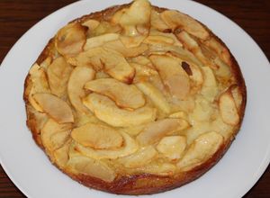 Una foto de Pastel de manzanas infalible