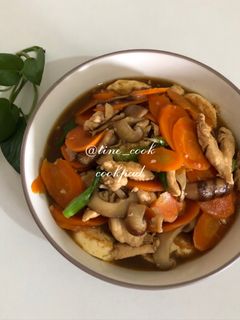Foto resep Sapo Tahu Ayam