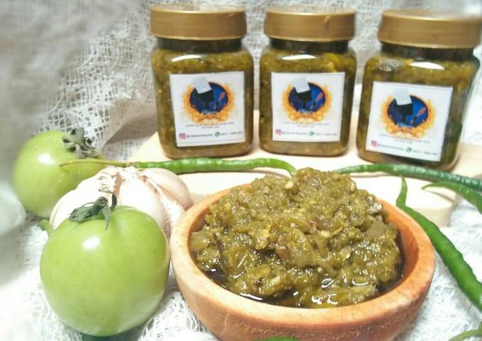 Resep Sambal Teri Cabe ijo, Enak Banget