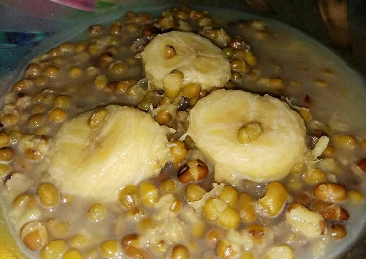 Resep Bubur Kacang Hijau Pisang Hijau Anti Gagal