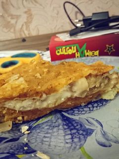 Фото Быстрый пирог из лаваша (vegan).