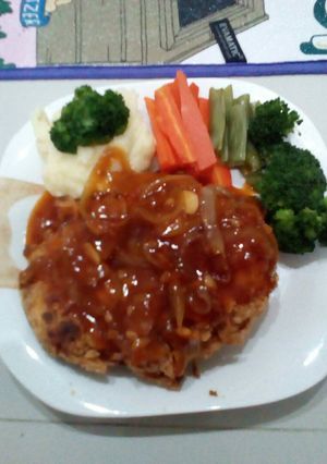 Foto resep Chiken Steak with mashed potato