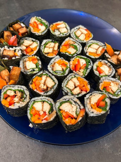 Una foto de Sushi vegano