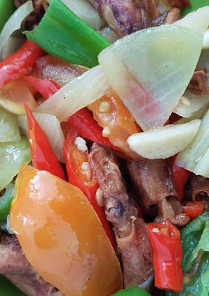 Foto resep Asin cumi oseng cabe