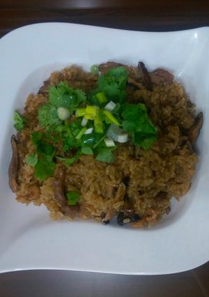 香菇油飯 的食譜成品照片