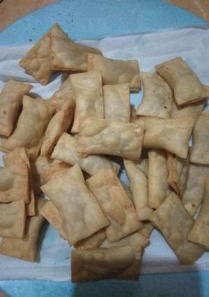 Foto resep Kulit pangsit isi abon