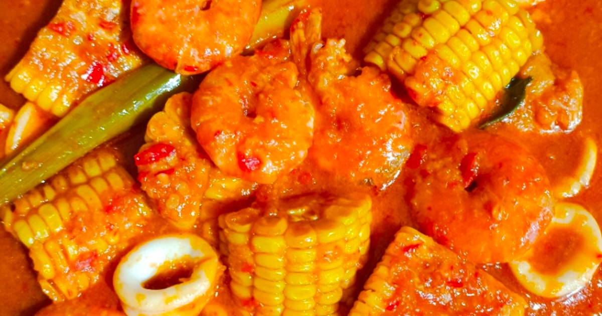 Resep Udang &amp Cumi Saus Padang Dengan Bahan Sederhana