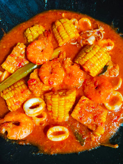 Foto resep Udang & Cumi Saus Padang