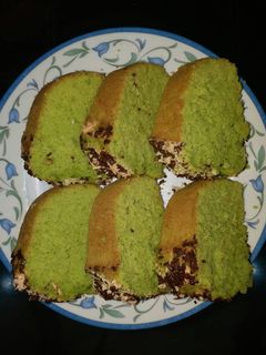 Foto resep Brudel cake pandan keju ceres
