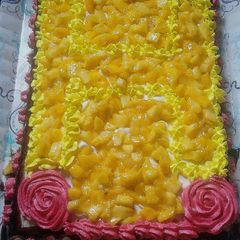 A picture of MANGO SPONGE CAKE 🎂.