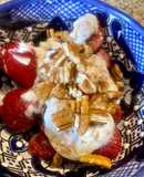 Fresas con crema