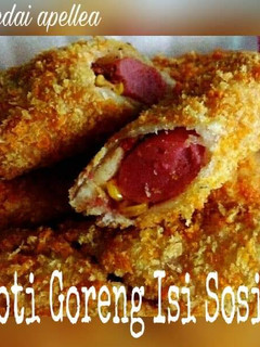 Foto resep Roti tawar goreng isi sosis