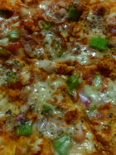 A picture of Barbeque small pizza.