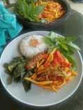 Ayam goreng balut sambal mangga