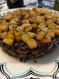 Tartar de Habitas con Morcilla de Burgos y Pera Caramelizada !!!!