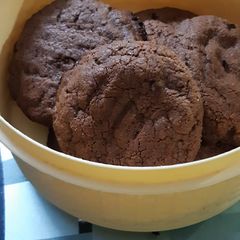3 Ingredients Nutella cookies A picture of 3 Ingredients Nutella cookies.