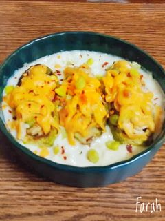 صورة لوصفة قوارب الكوسا بالبشاميل