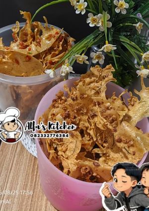 Foto resep Peyek tanpa santan