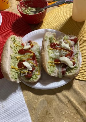 Una foto de Hot dogs (Perros calientes) (Dificultad: Fácil😊¼)