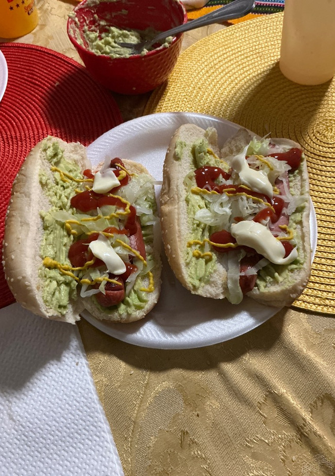 Una foto de Hot dogs (Perros calientes) (Dificultad: Fácil)