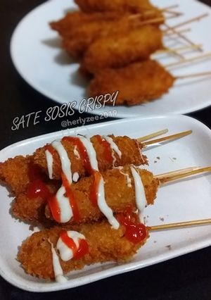 Foto resep Sate Sosis Crispy