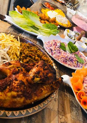 عکسی از دستور مرغ بریان اسلی پزون🤒