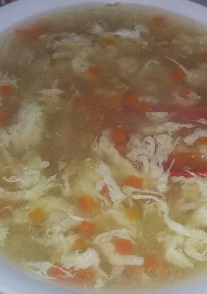 Foto resep Egg Drop Soup simple