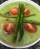 314. Gazpacho de calabacín (entrante sopa)