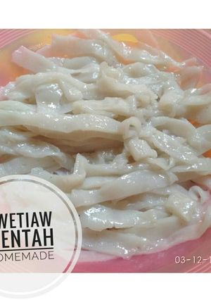 Foto resep Kwetiaw mentah homemade