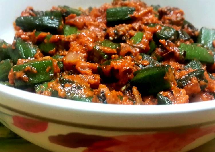 Recipe of Homemade Tandoori Bhindi/ Okra Masala